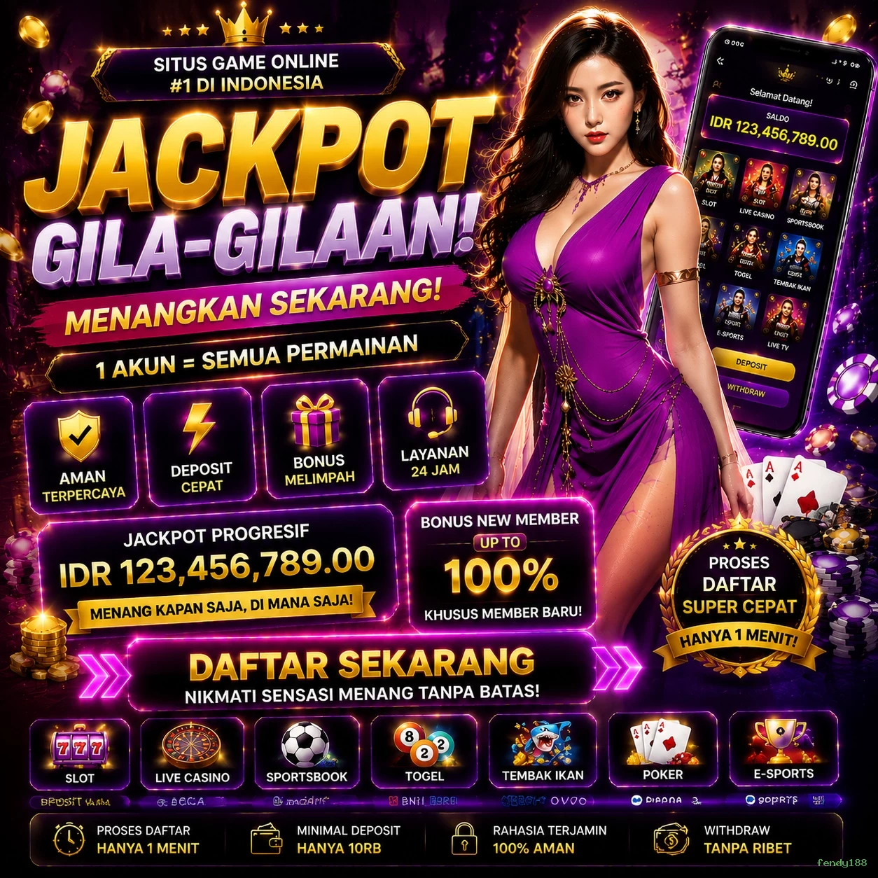 fendy188 Bonus Menarik
